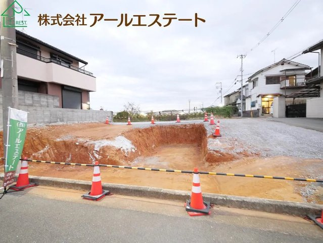 加古川市野口町水足　　売土地の前面道路含む現地写真