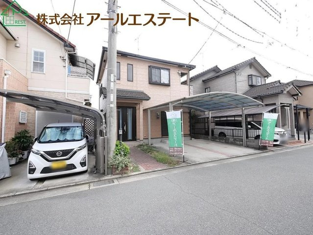 加古川市野口町長砂　中古戸建の前面道路含む現地写真