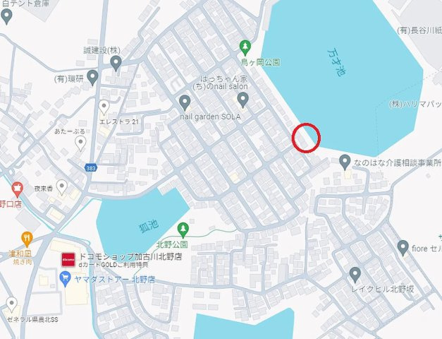 加古川市野口町北野　　売土地の地図
