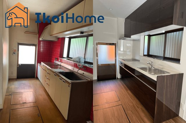 明石市田町2丁目　中古のキッチン|●年中無休・当日予約可●リフォーム事例：キッチン入替50万円～　住宅ローン利用可