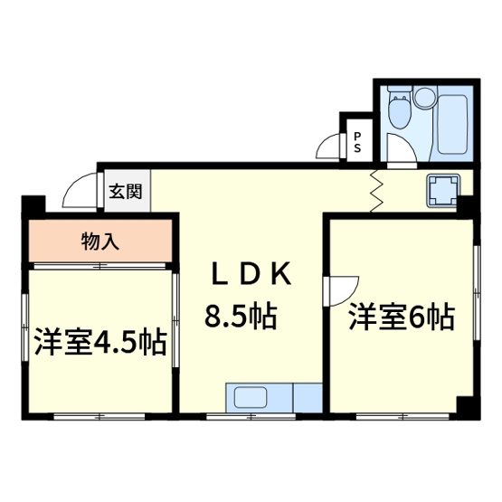 【間取り】 | 北園マンション