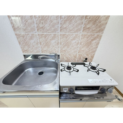 【キッチン】 | 2口ガスコンロ