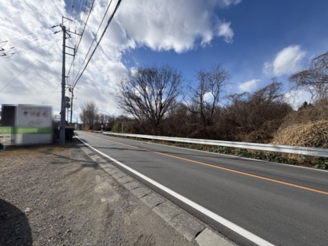 【前面道路含む現地写真】 | 安中市上間仁田売地
