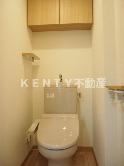 【トイレ】 | ルーブル仲六郷弐番館 | 落ち着いた色調のトイレです