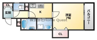 【間取り】 | クリエオーレ小若江