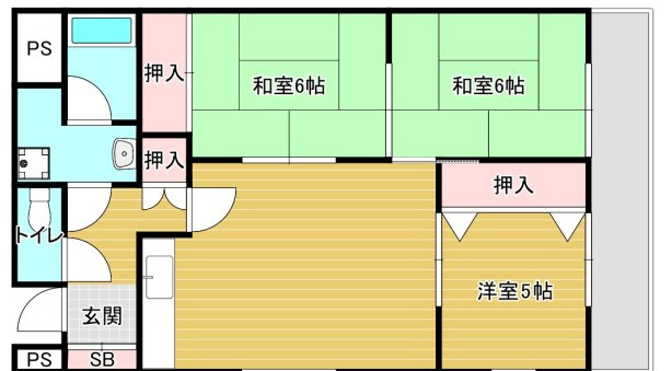 千代田司マンションの間取り