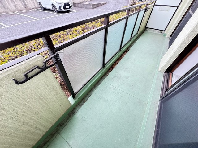 千代田司マンションのバルコニー