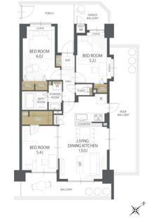 【間取り】アーベイン朝霞エルディア 