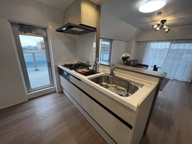 【キッチン】アーベイン朝霞エルディア 