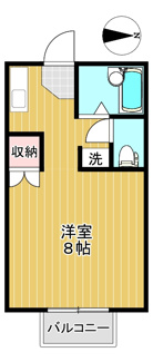 【間取り】 | グランデュールパビヨンB | ※間取りは反転タイプとなります。