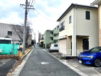 【前面道路含む現地写真】 | 豊川市諏訪１丁目土地