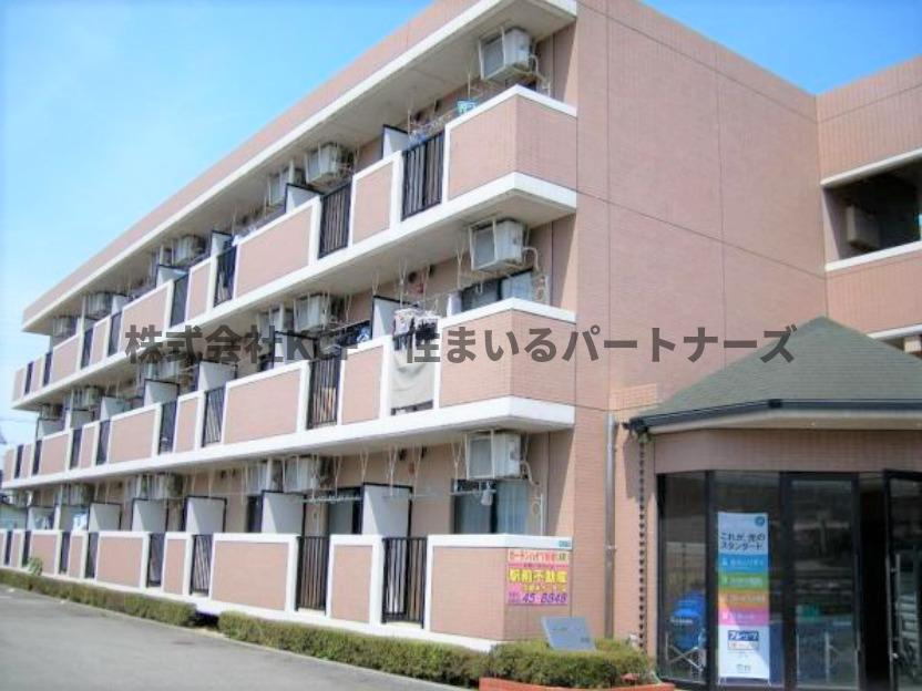 ガーデンハイツ朝妻の外観|外観もきれいです