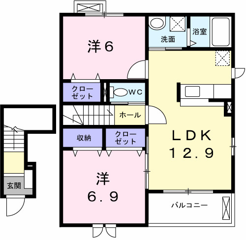 ポラリスⅢの間取り