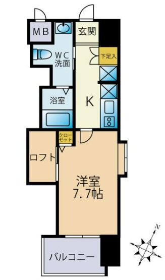 【間取り】 | アクタス六本松タワー