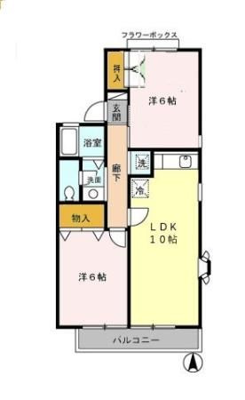 セジュール・モローの間取り
