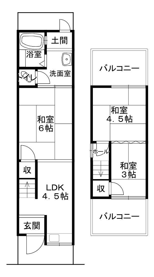 神明宮北の間取り