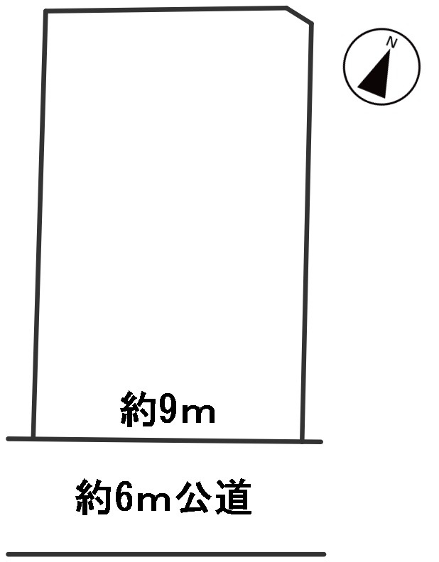 ６４７０８　岐阜市日野南土地の区画図