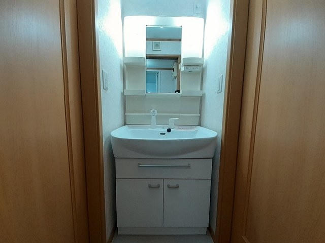 ヴィラ　ノーヴァＢの洗面所|洗面所