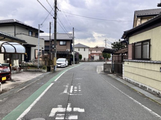 【前面道路含む現地写真】 | 野洲市冨波甲　中古戸建
