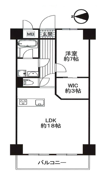 【間取り】 | 関目グリーンハイツＣ棟