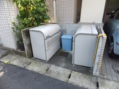 【その他共用部分】 | 中村ビル | 敷地内ごみ置き場でごみ出しもらくらく～♪忙しい社会人さんや学生さんにもうってつけ！