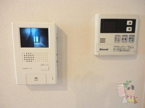ロアシス・ド・花尻のセキュリティ|カメラ付インターホン