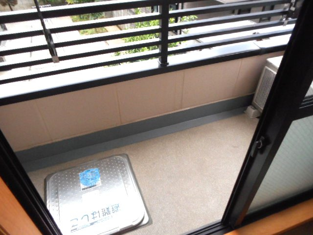 ボヌール奥戸のバルコニー