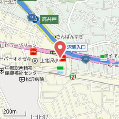 【地図】 | ルオーレ上北沢駅前