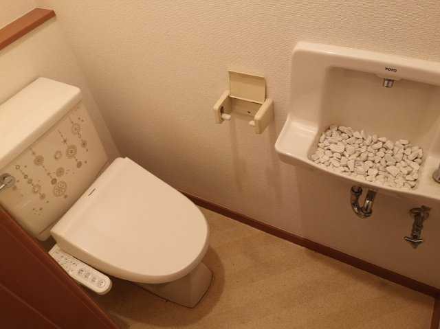 松庵三丁目戸建B邸のトイレ