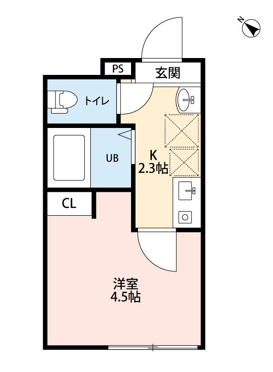ホワイトパレット品川二葉Ⅰの間取り