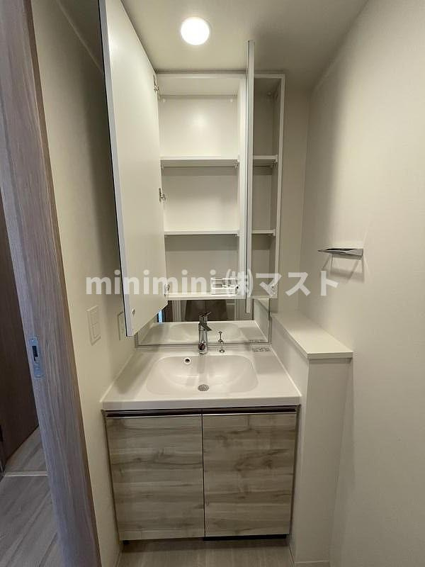 コンフォリア・リヴ本町WESTQの洗面所