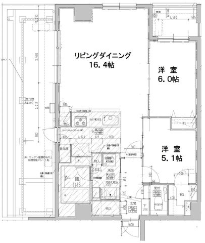 プライマル福岡平尾の間取り