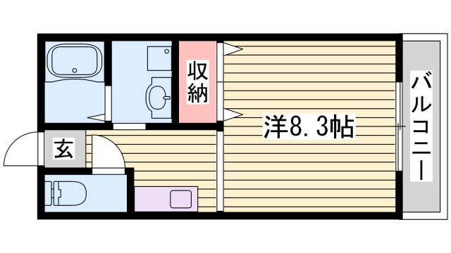 グランドール北八代の間取り