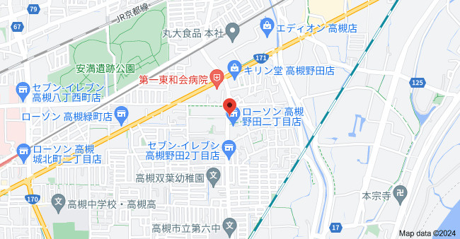 ヴィラ野田の地図