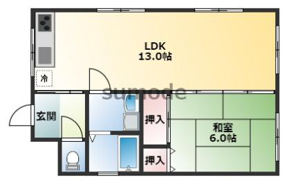 ヴィラ野田の間取り