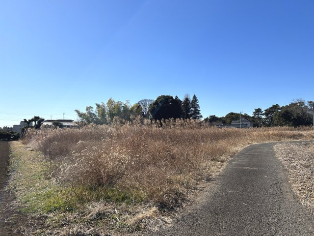 土浦市小山田　土地600坪の外観|現地土地写真