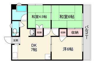 【間取り】 | 東條ハイツ