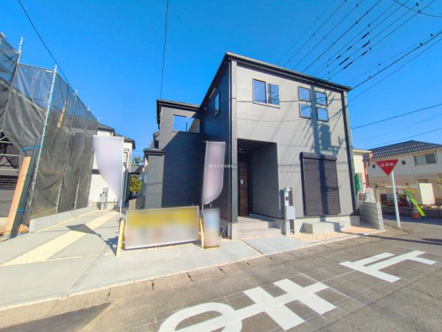 ふじみ野市上ノ原３丁目の新築一戸建の前面道路含む現地写真