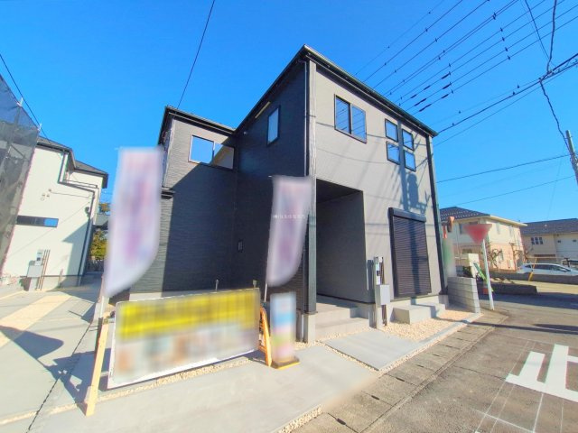 ふじみ野市上ノ原３丁目の新築一戸建の前面道路含む現地写真