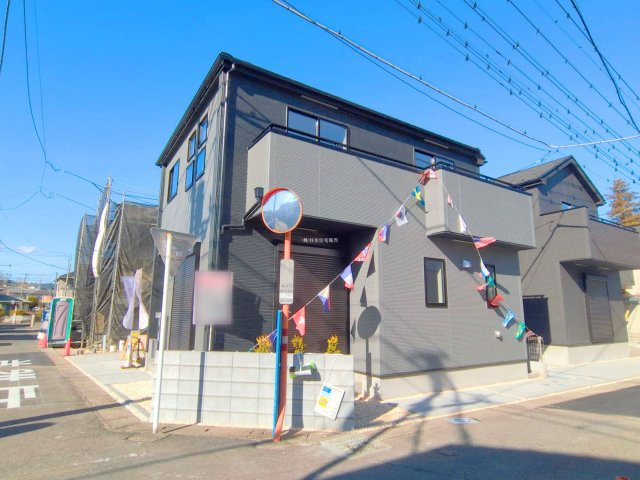 ふじみ野市上ノ原３丁目の新築一戸建の外観|◇外観◇　(3号棟)
開放感のある角地に立地！
2階の広い洋室は将来仕切れるフレキシブルタイプ♪