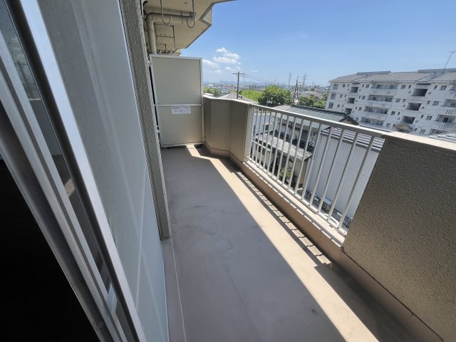 コスモハイツのバルコニー