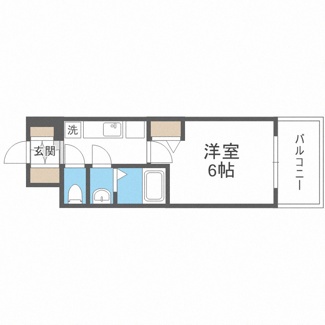 【間取り】 | gm難波ウエストD.C.