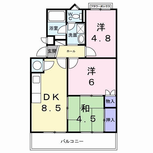 カサグランデ藤江の間取り