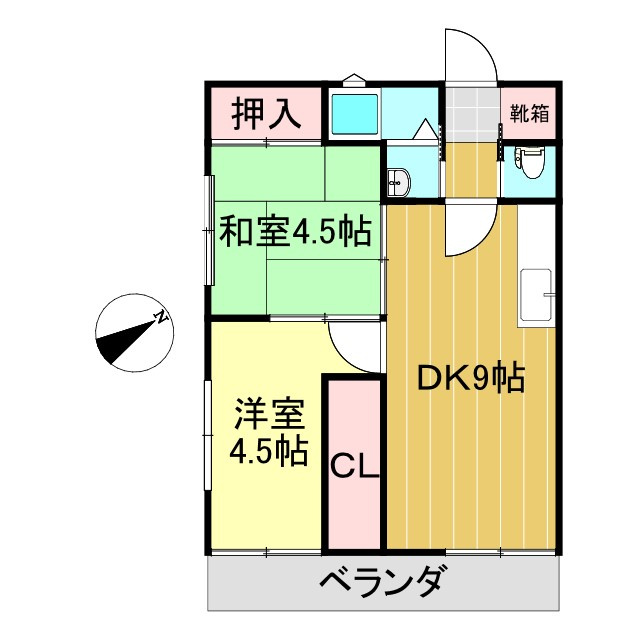 シャルムみずほ台の間取り
