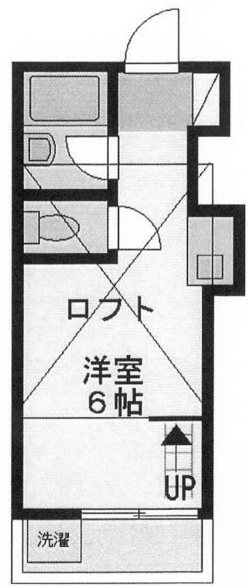 小金井市緑町１丁目のアパートの間取り