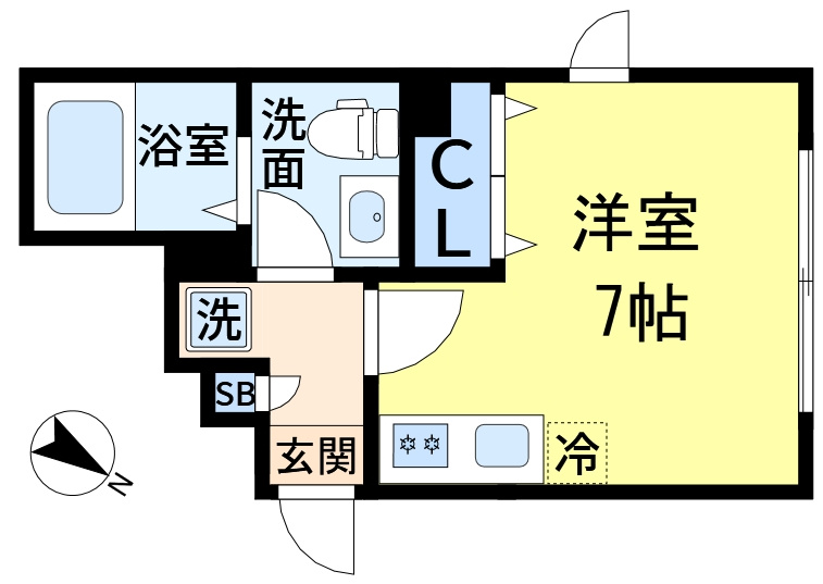 アトリオフラッツ新小岩の間取り