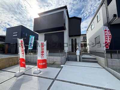 【外観】 | 神戸市西区狩場台1丁目　新築戸建1号棟　仲介手数料無料！ | 建物外観を気になさる方へ、見た目の良い物件です