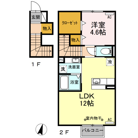 AXIS Aの間取り