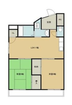 滝谷ユタカハイツの間取り