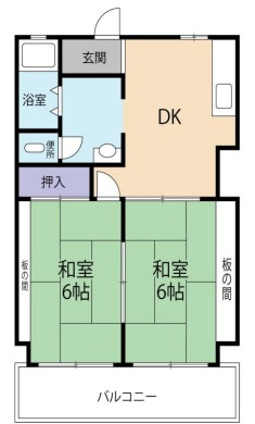 シャトー朝霧の間取り